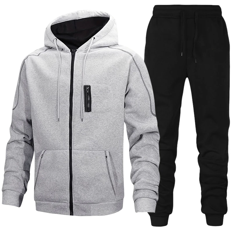 Winter Clothing Stores - Fashion Men's Tracksuit Casual Hoodie Sweatshirts