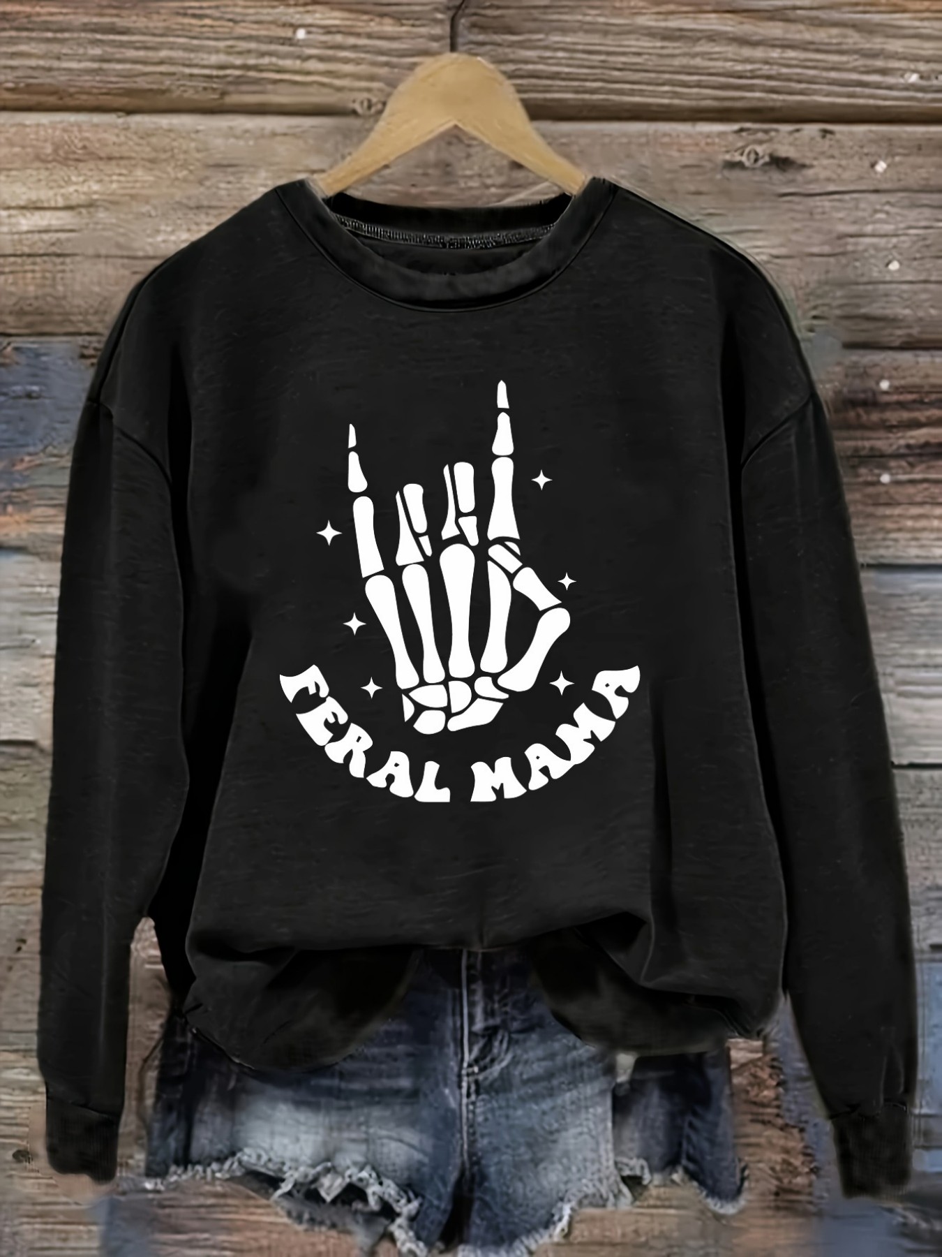 Winter Clothing - Women's Casual Long Sleeve Crew Neck