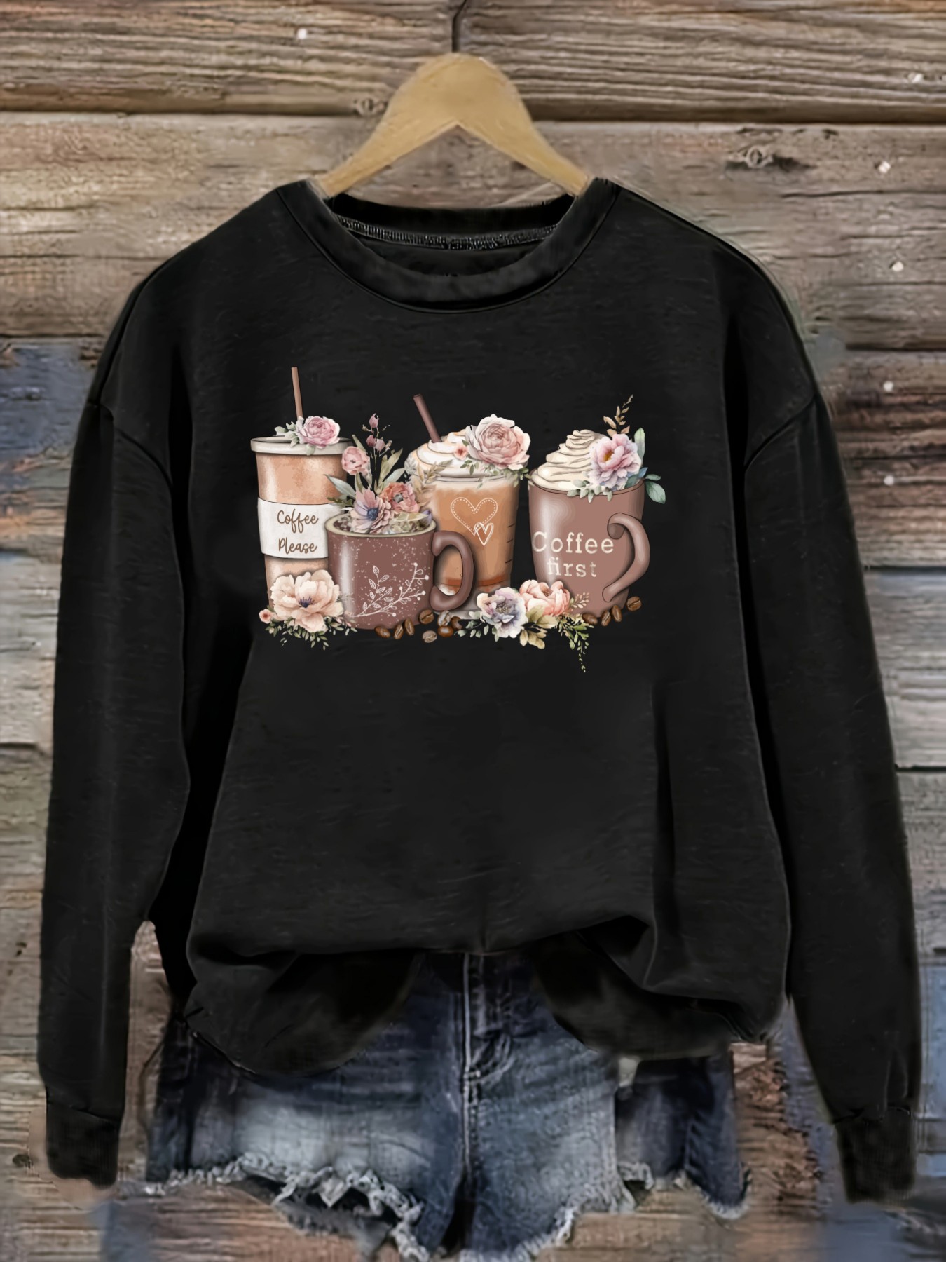 Winter Clothing - Women's Casual Long Sleeve Crew Neck