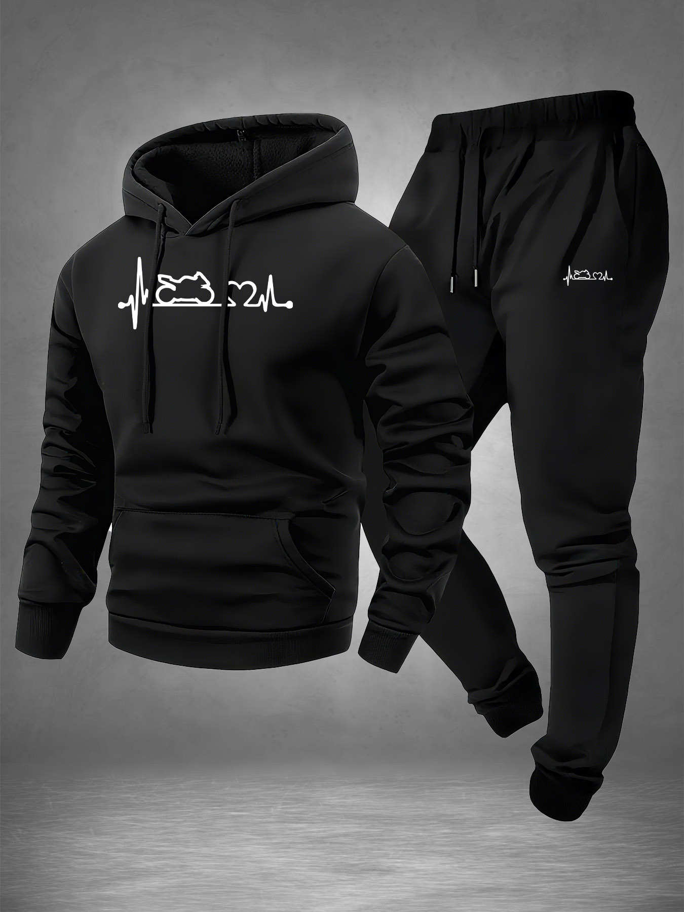 Men 2‑Piece Motorcycle Heartbe - Winter Clothing Stores ulasan dan harga