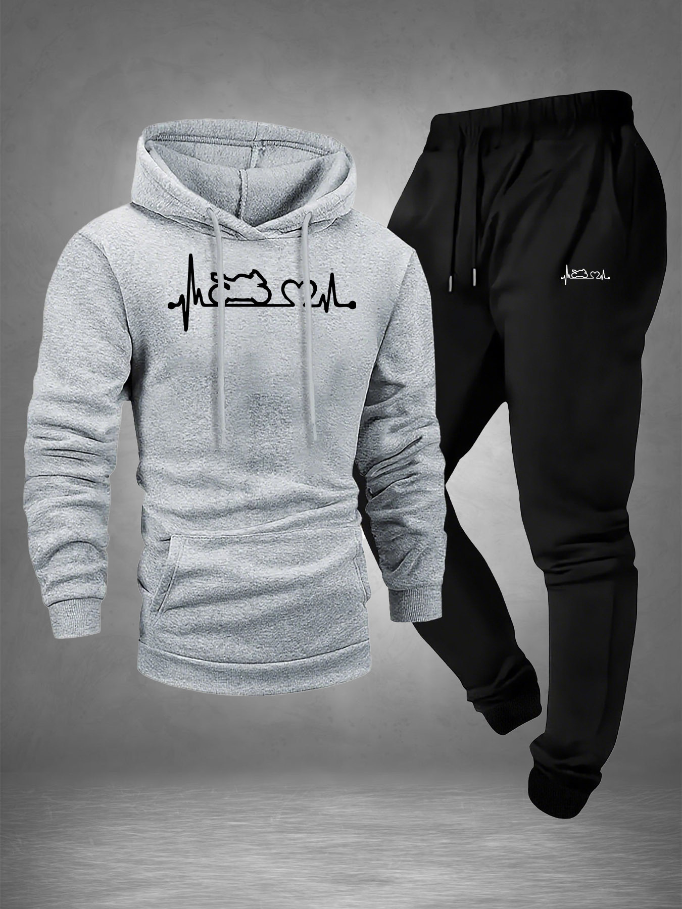 Men 2‑Piece Motorcycle Heartbe - Winter Clothing Stores ulasan dan harga