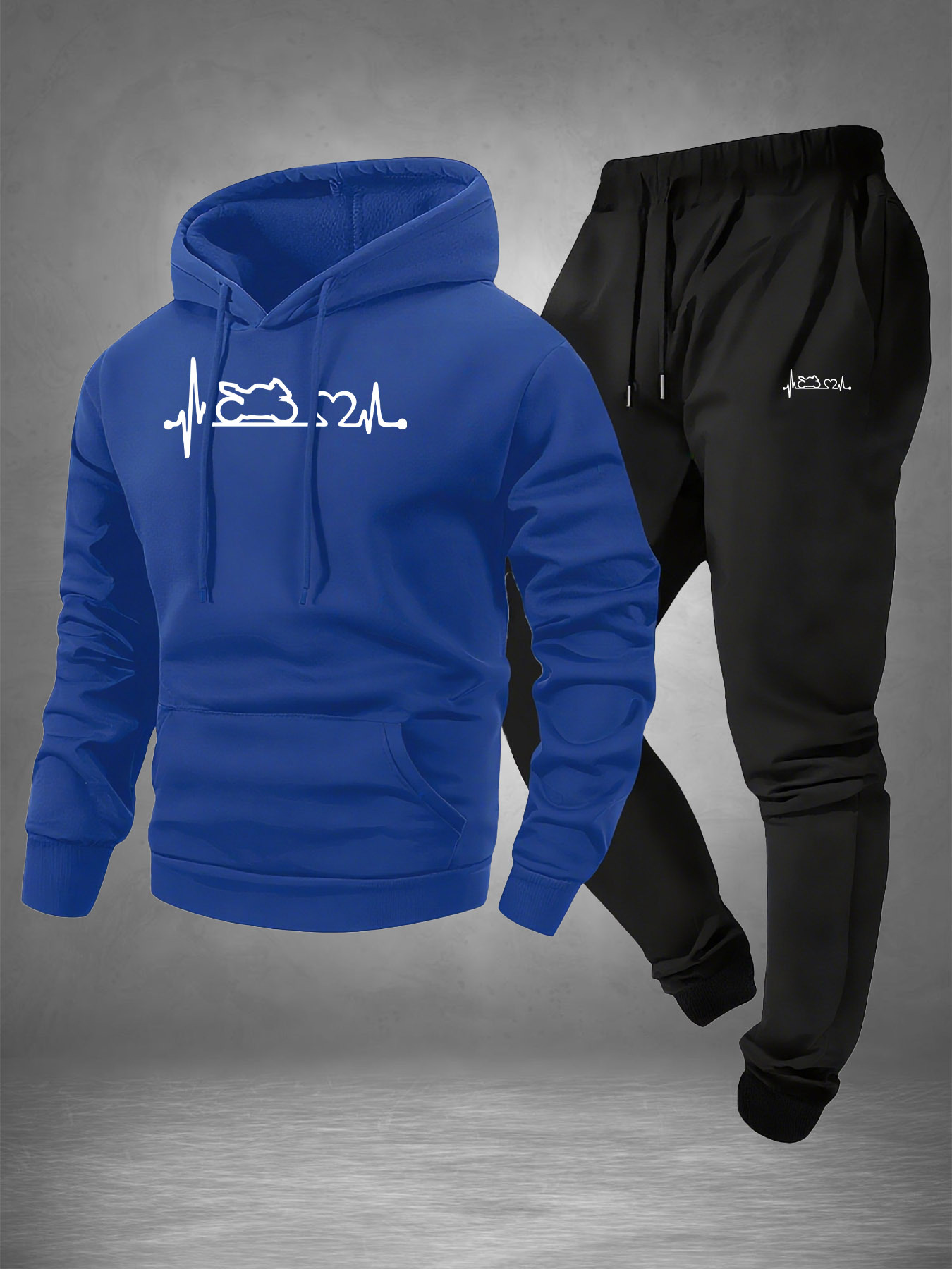 Men 2‑Piece Motorcycle Heartbe - Winter Clothing Stores ulasan dan harga