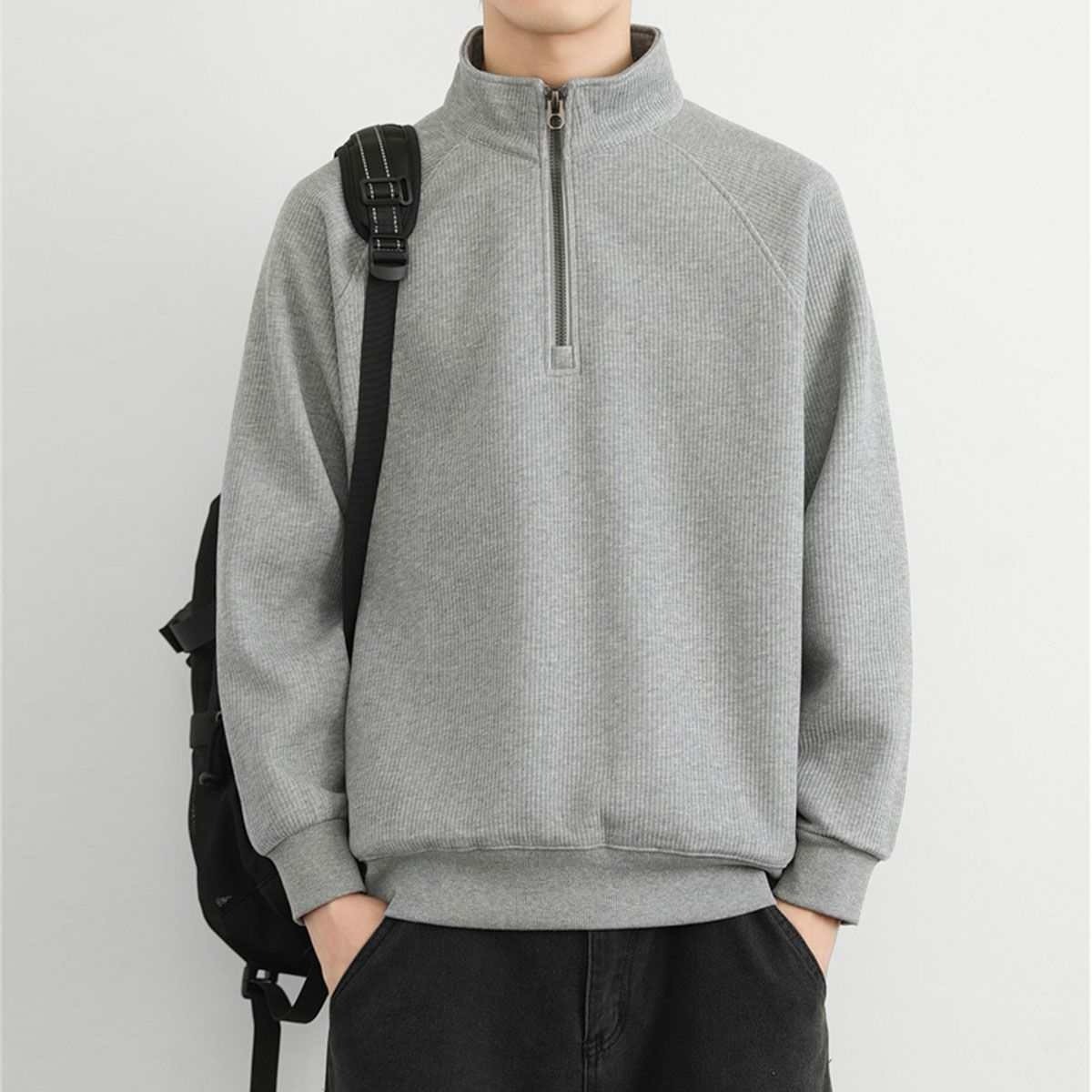 2026 New Men's Green Sweatshir - Winter Clothing Colors 2026 ulasan dan harga
