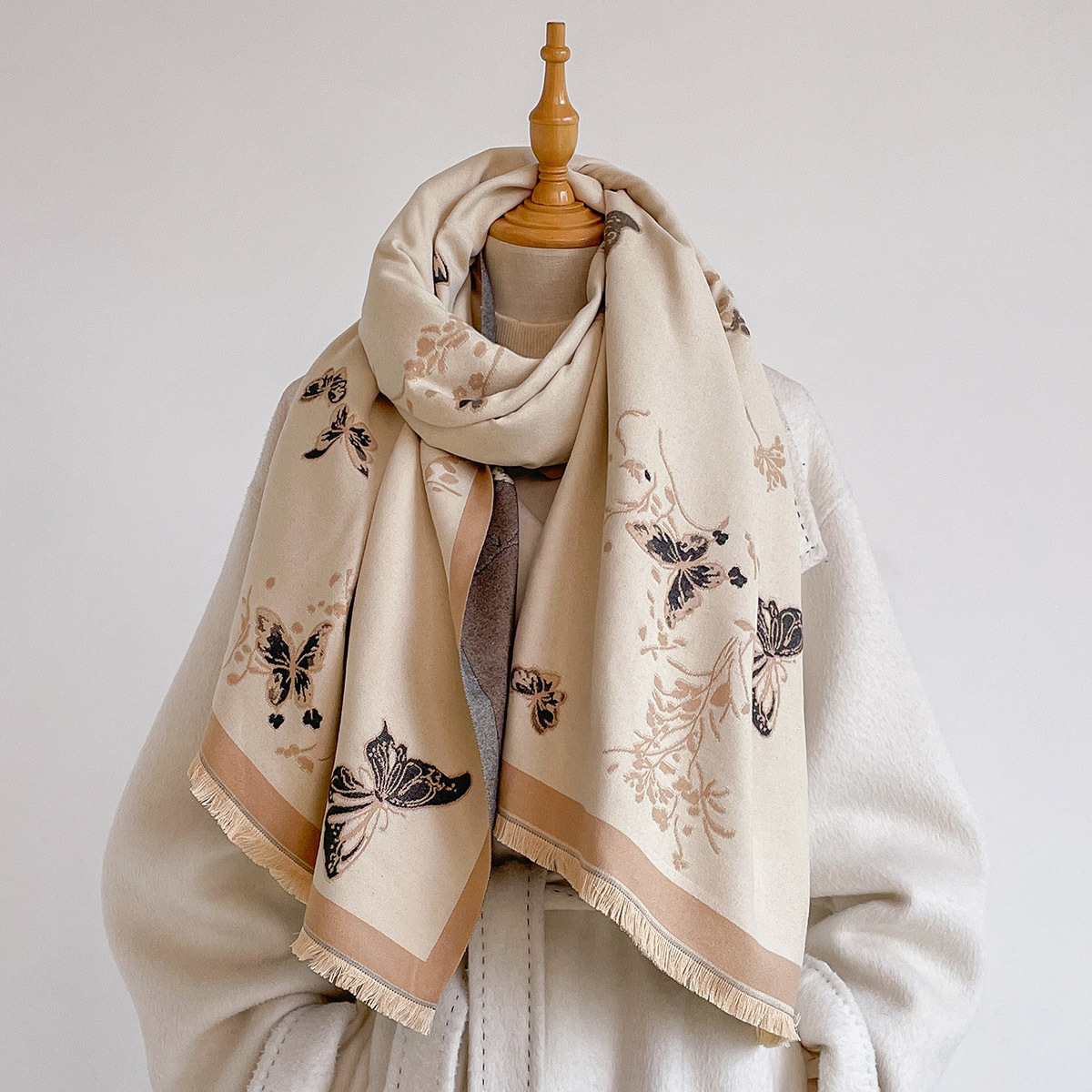 Women Imitation Cashmere Scarf - Cashmere Scarf Wrap ulasan dan harga
