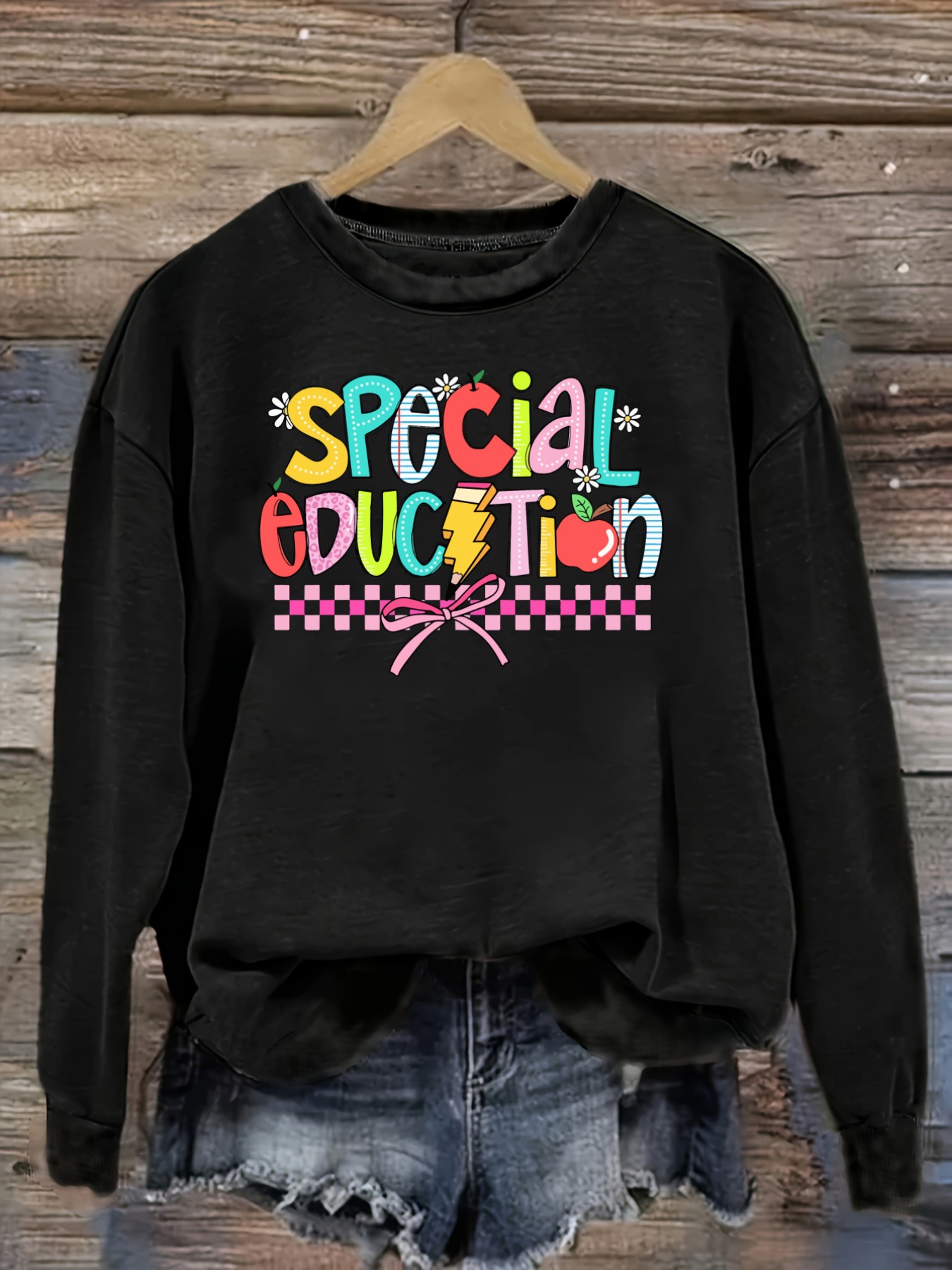 Women's Casual Long Sleeve Cre - Winter Clothing ulasan dan harga