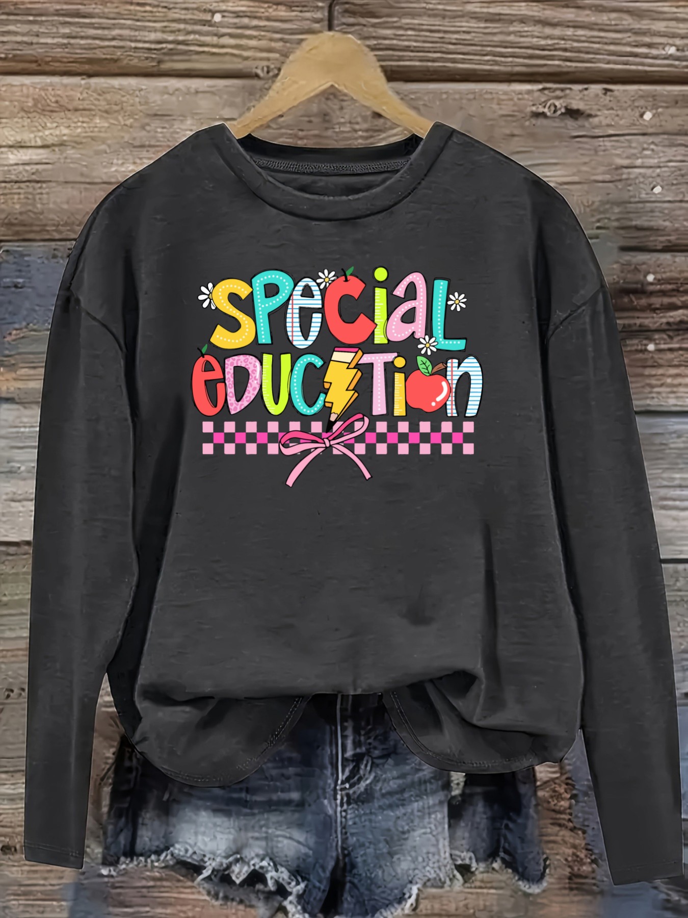 Women's Casual Long Sleeve Cre - Winter Clothing ulasan dan harga