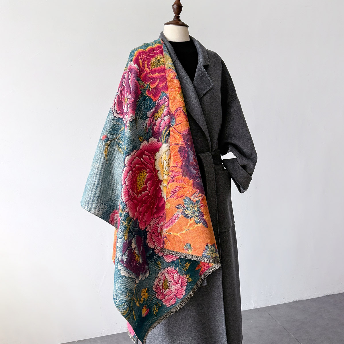 Warm Cashmere Scarf Women Shaw - Cashmere Scarf Wrap ulasan dan harga