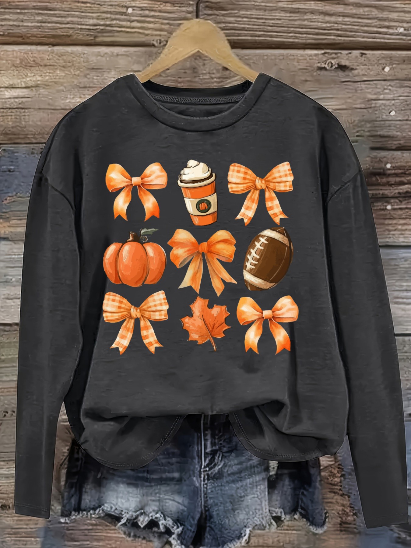 Women's Casual Long Sleeve Cre - Winter Clothing ulasan dan harga