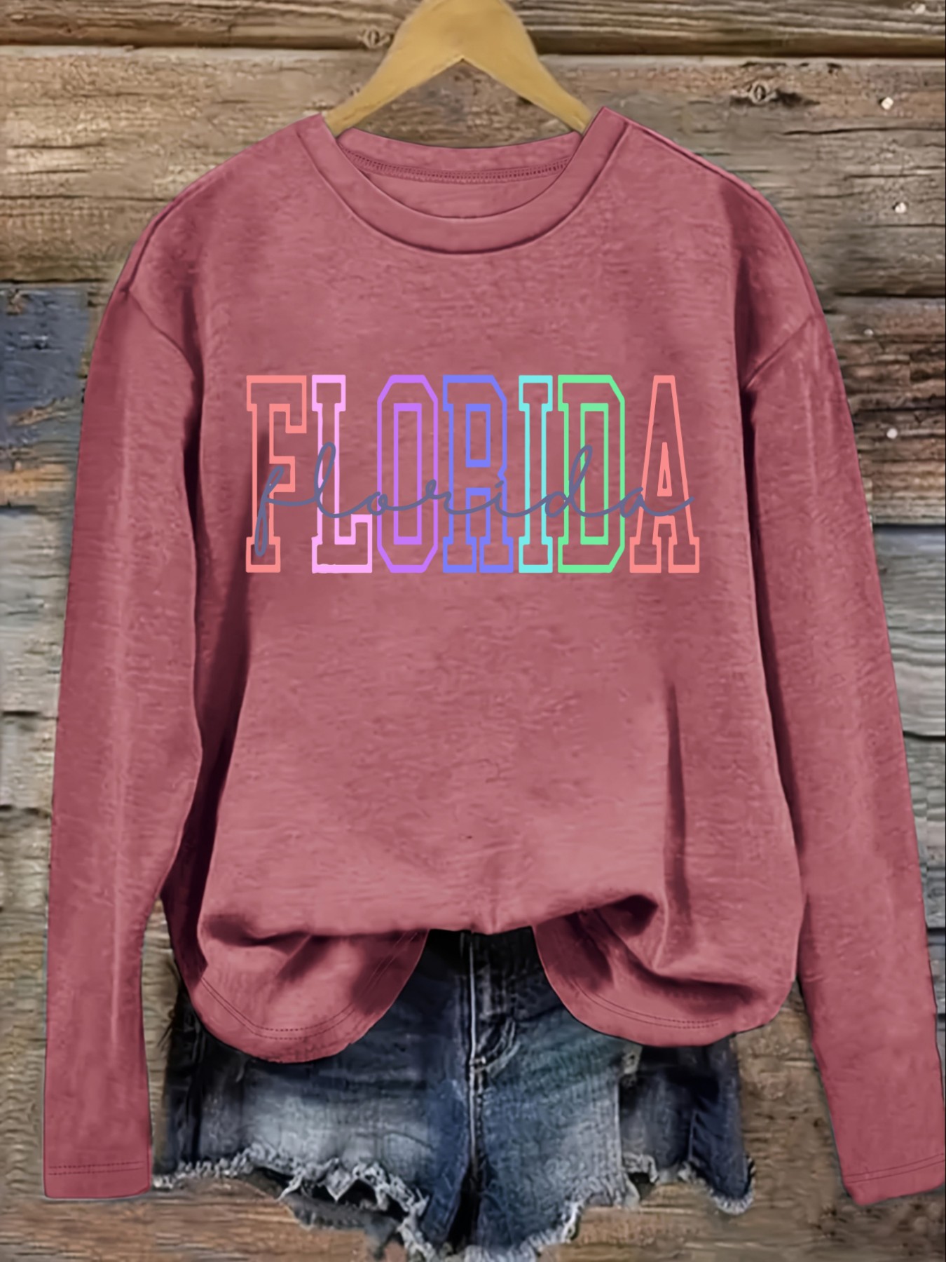 Women's Casual Long Sleeve Cre - Winter Clothing ulasan dan harga