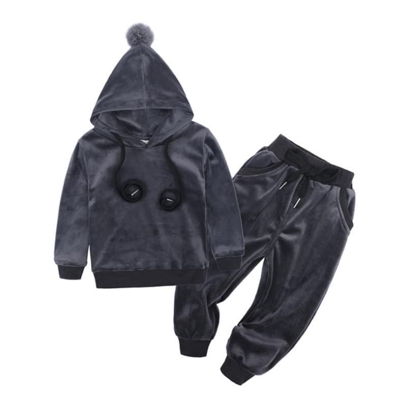2023 New Baby Velvet Hooded Cl - Winter Clothing Activities For Toddlers ulasan dan harga
