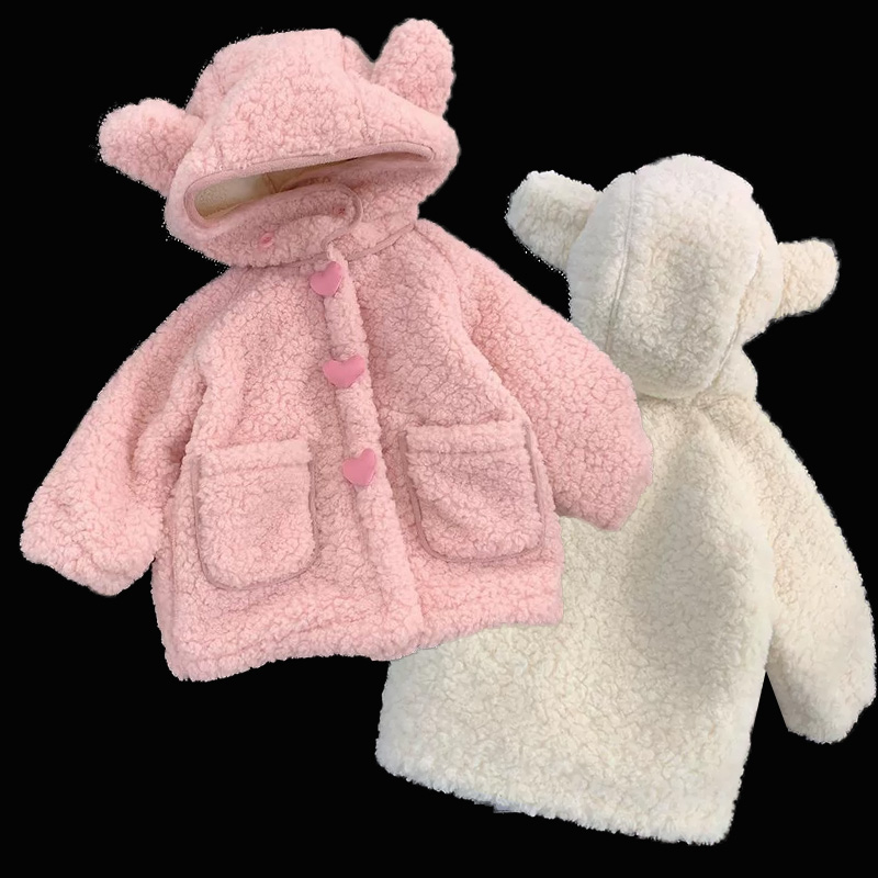 Thickened Fleece Girls Coats C - Winter Clothing Activities For Toddlers ulasan dan harga