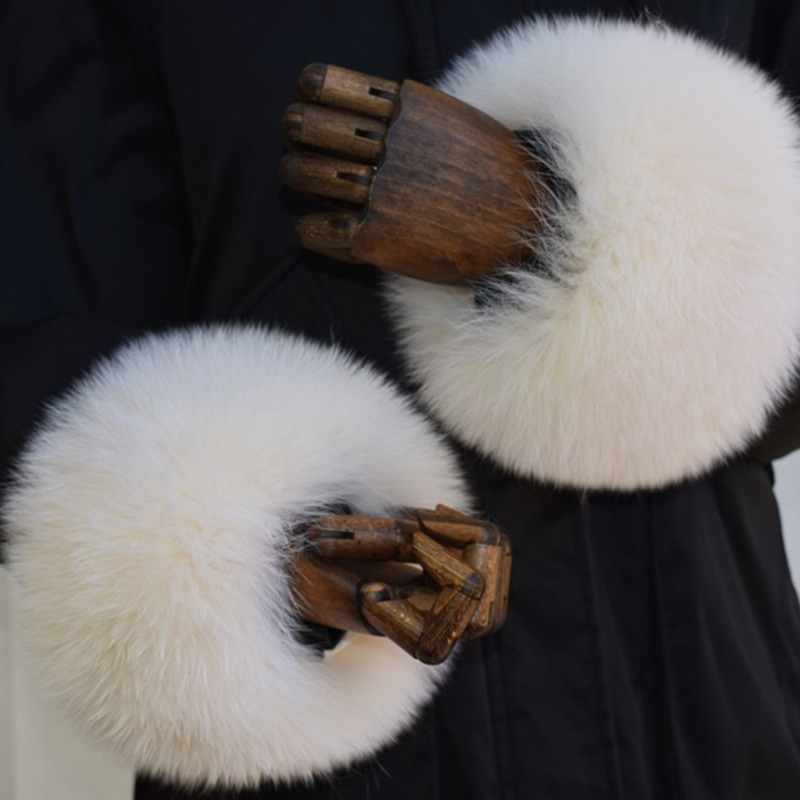 Fox Fur Cuffs For Women Whole  - Winter Clothing For Sale ulasan dan harga