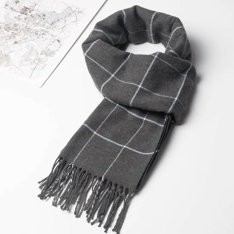 2023 New Winter Men Scarf Keep - Cashmere Scarf Wrap ulasan dan harga