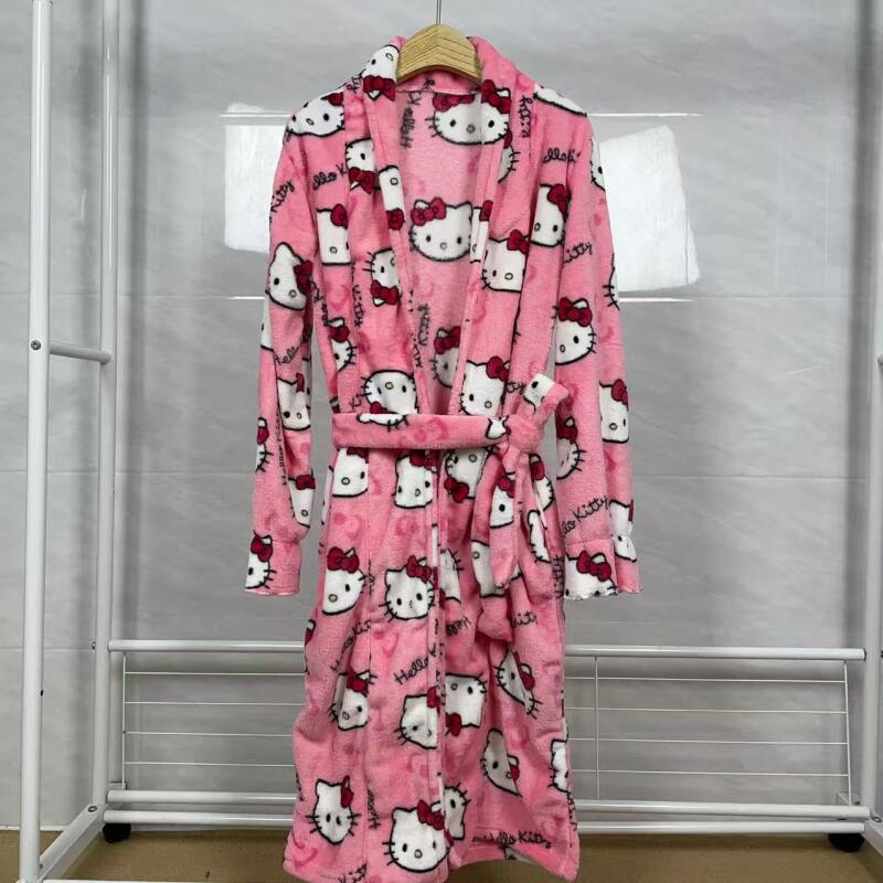 Nightgown Hello Kitty New Autu - Winter Clothing Stores ulasan dan harga