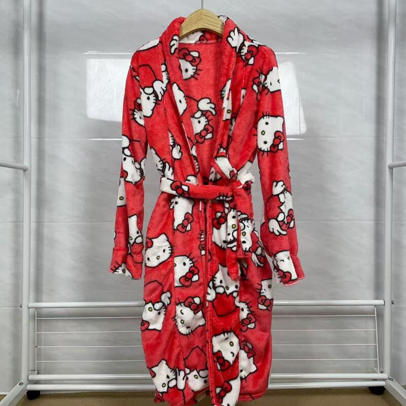 Nightgown Hello Kitty New Autu - Winter Clothing Stores ulasan dan harga