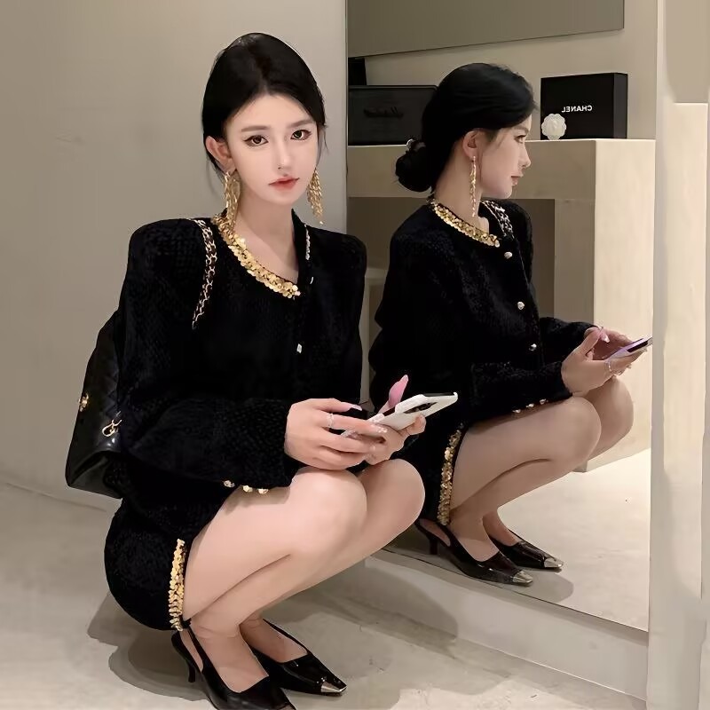 New Fashion Sequined Autumn Wi - Winter Clothing For Sale ulasan dan harga