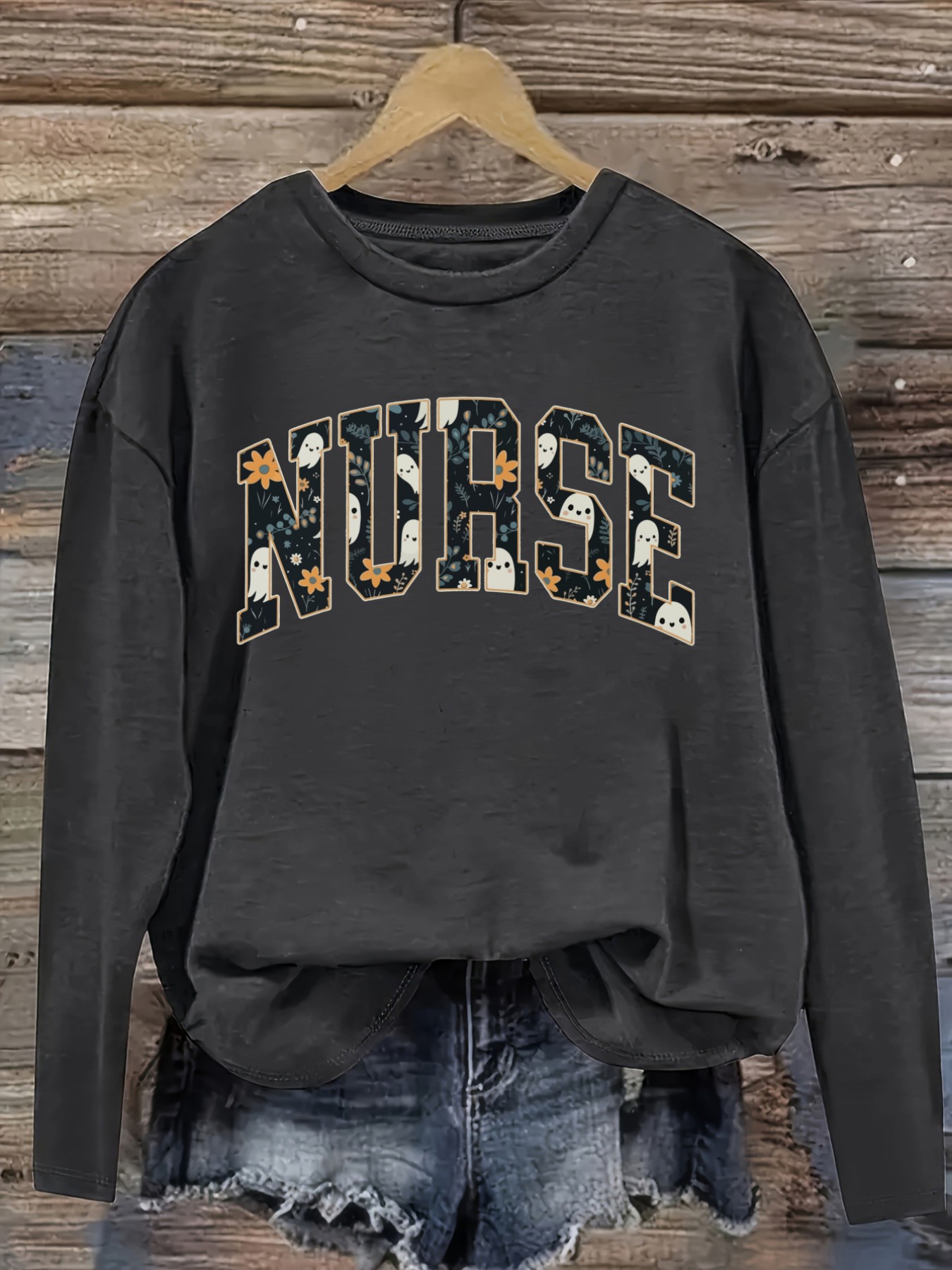 Women's Casual Long Sleeve Cre - Winter Clothing ulasan dan harga