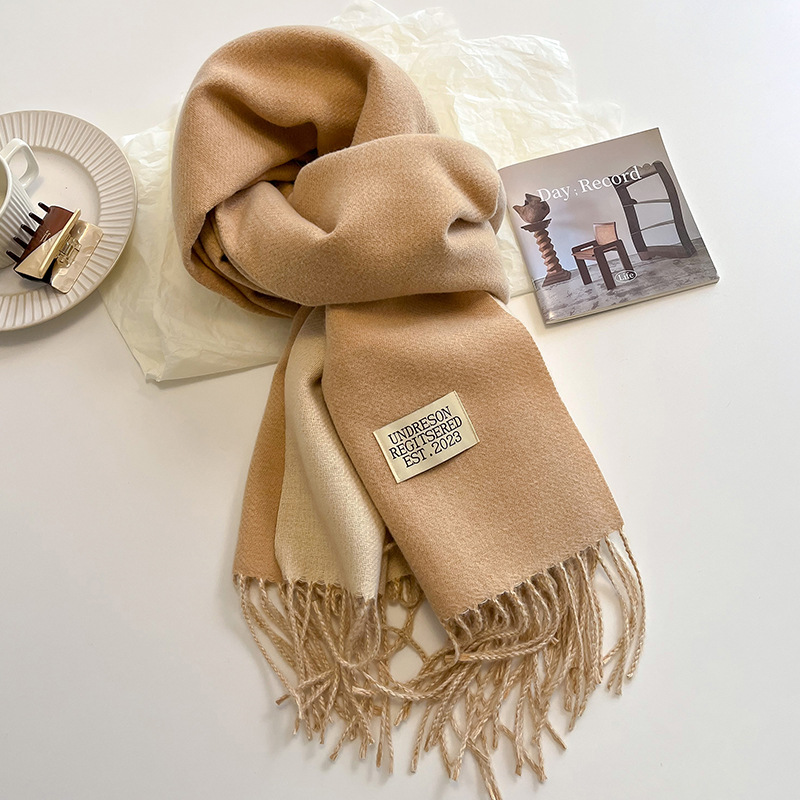 Fashion Solid Cashmere Warm Sc - Cashmere Scarf Wrap ulasan dan harga
