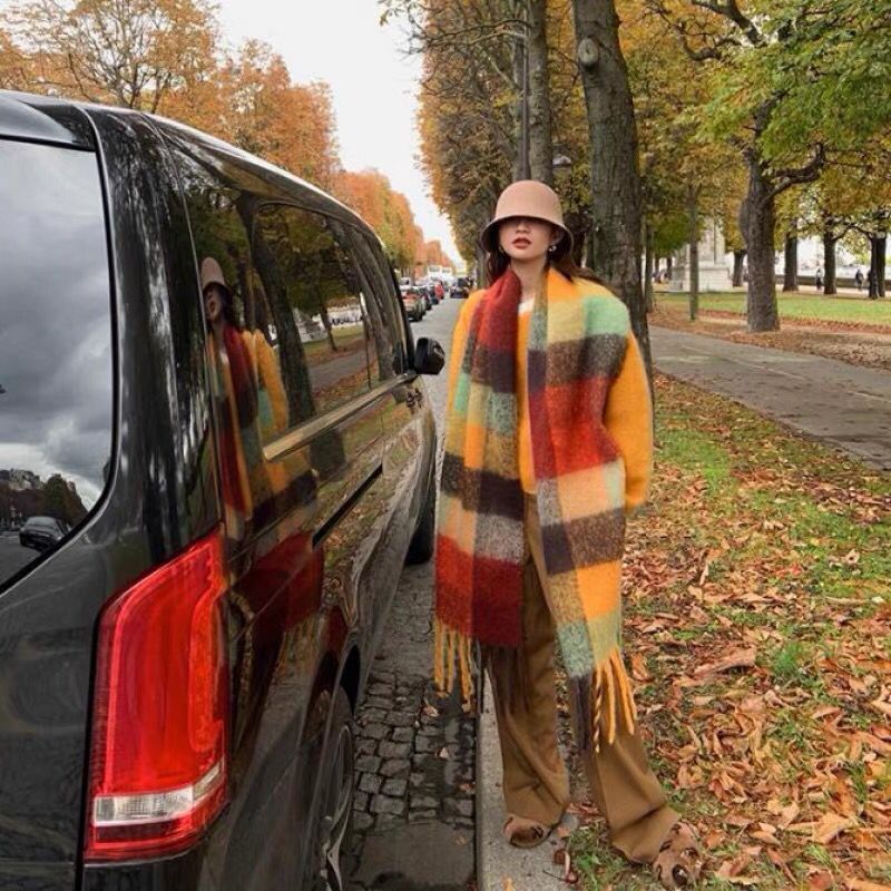 NEW Luxury Winter Thick Warm S - Cashmere Scarf Wrap ulasan dan harga