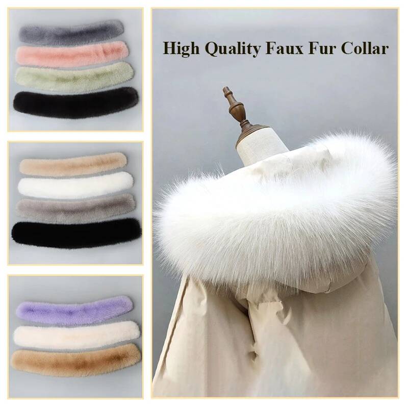 Winter Coat Fur Collar Faux Fu - Winter Clothing For Sale ulasan dan harga