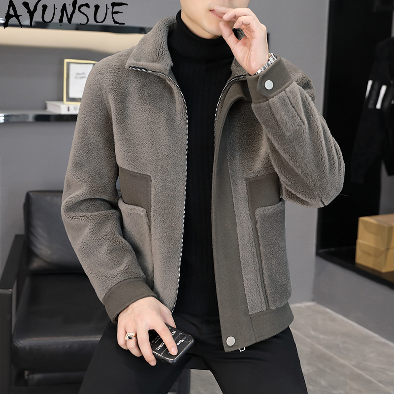 AYUNSUE Winter 100% Wool Coats - Winter Clothing Korean ulasan dan harga