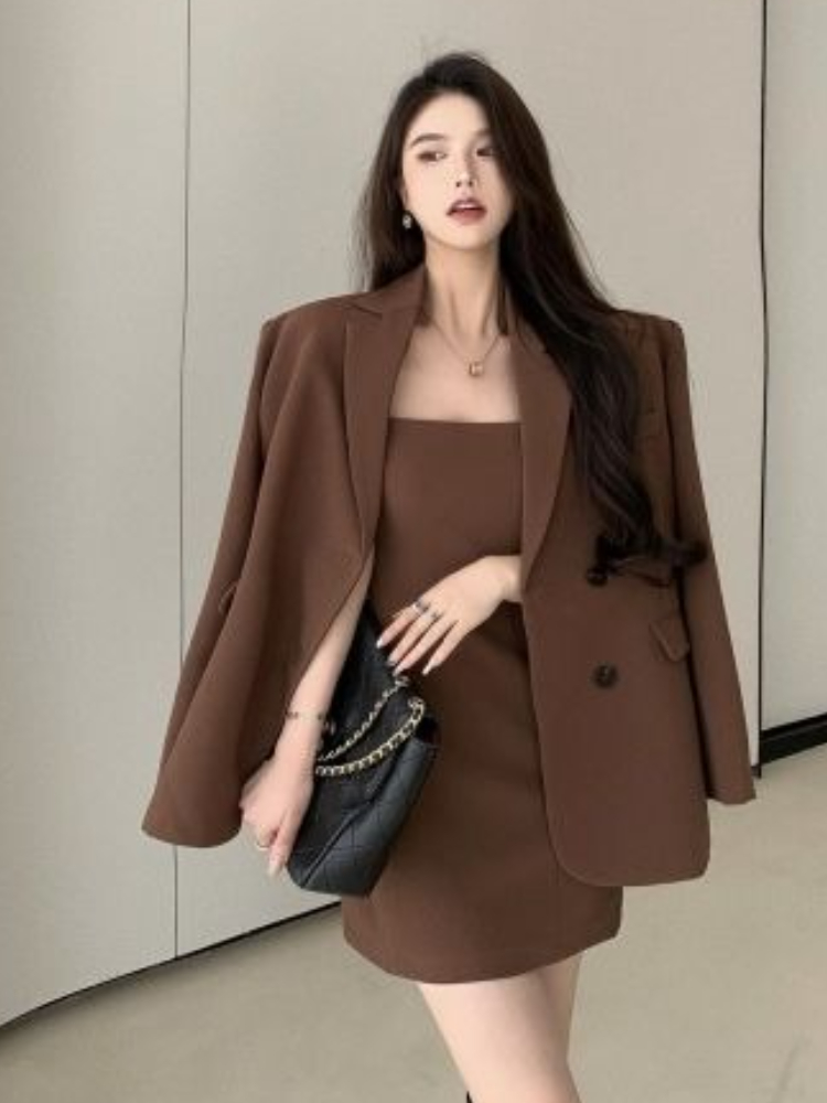 Autumn Winter Brown Elegant 2  - Winter Clothing For Sale ulasan dan harga