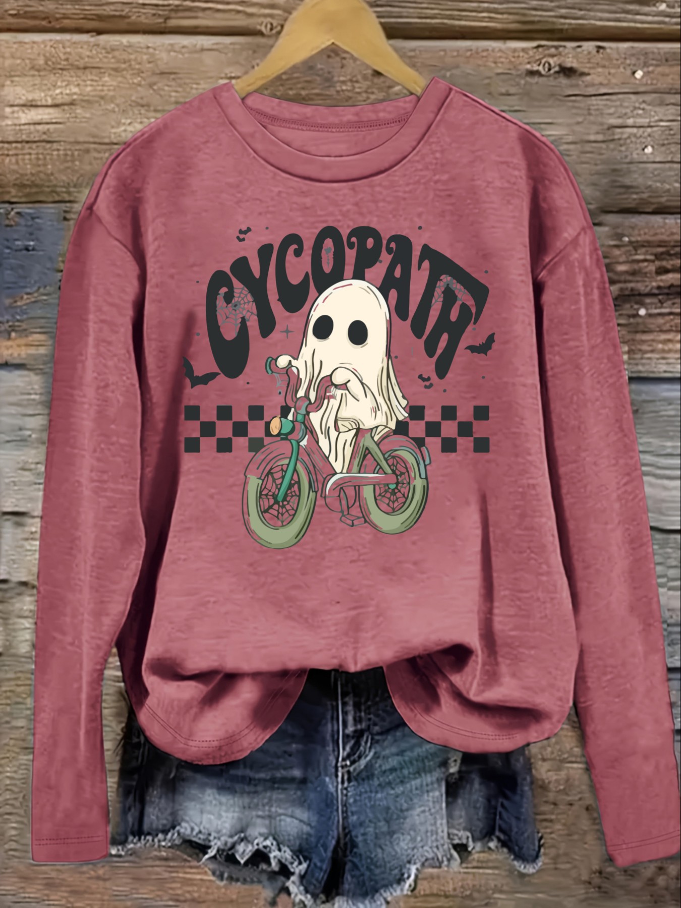 Women's Casual Long Sleeve Cre - Winter Clothing ulasan dan harga