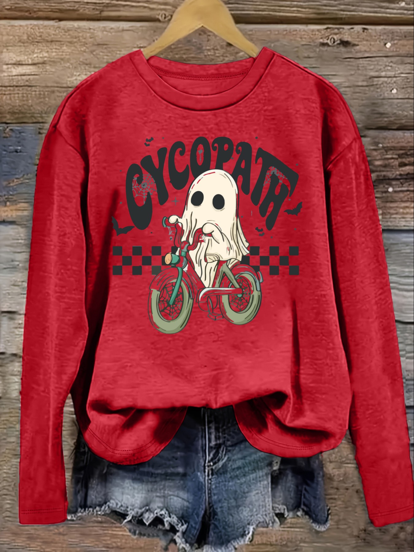 Women's Casual Long Sleeve Cre - Winter Clothing ulasan dan harga