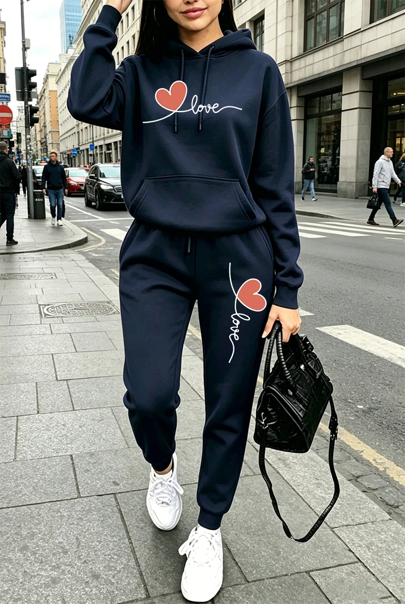 Womens Tracksuit Print Casual  - Winter Clothing ulasan dan harga