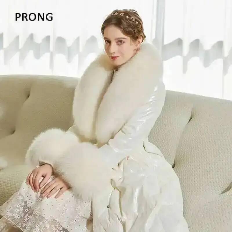 100% Real Fox Fur Collar Winte - Winter Clothing For Sale ulasan dan harga