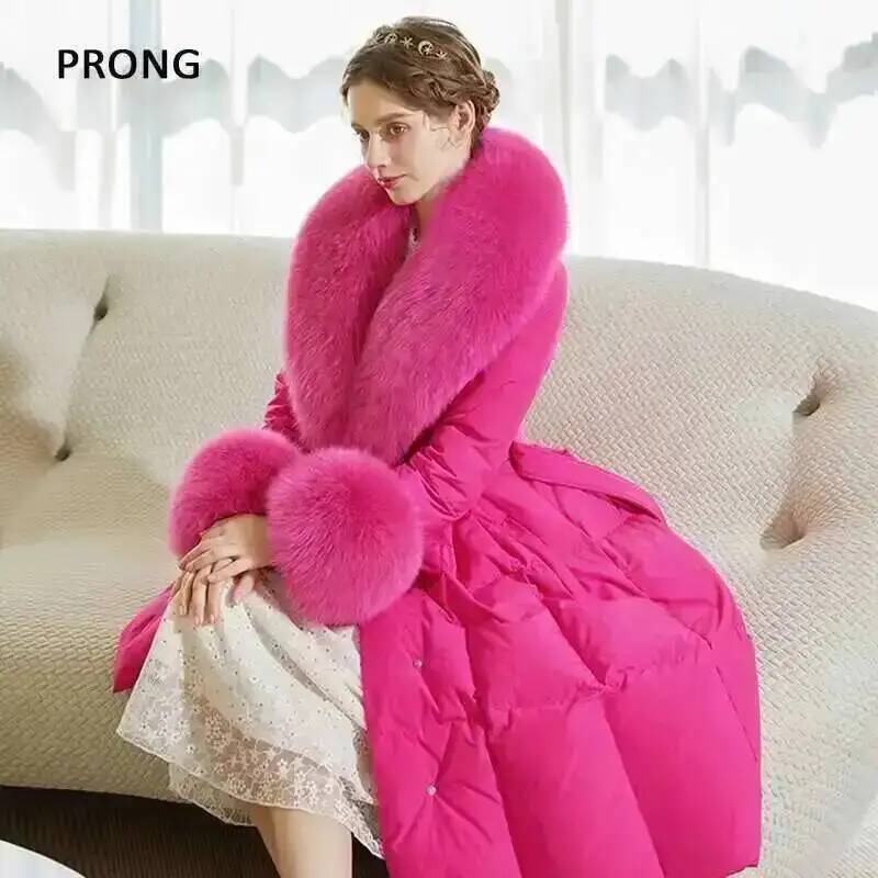 100% Real Fox Fur Collar Winte - Winter Clothing For Sale ulasan dan harga