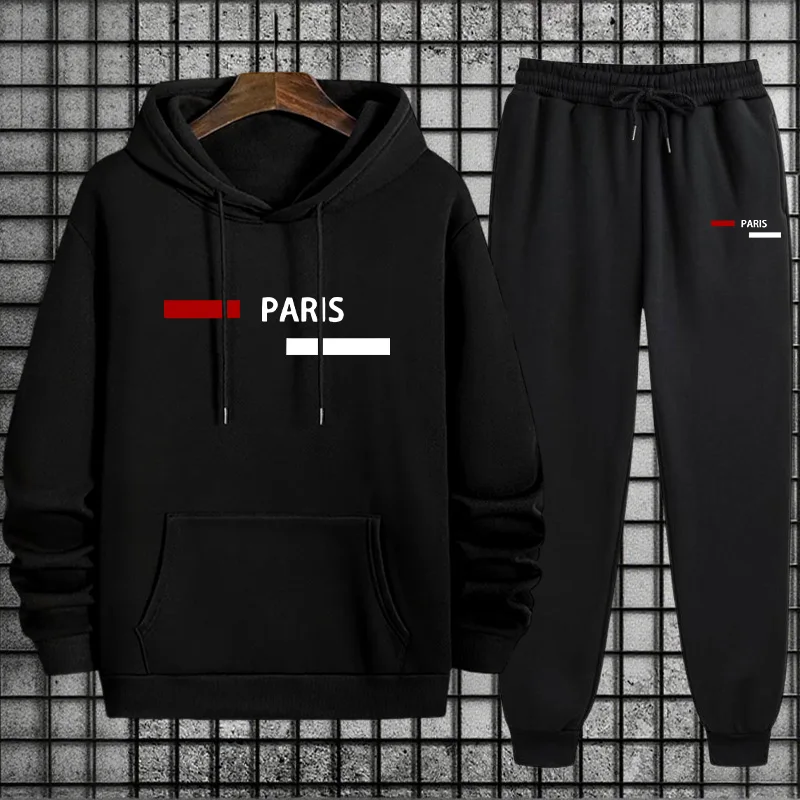 Men's Tracksuit Casual Hooded  - Winter Clothing Stores ulasan dan harga