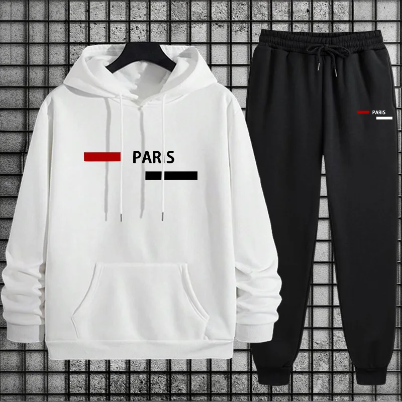 Men's Tracksuit Casual Hooded  - Winter Clothing Stores ulasan dan harga