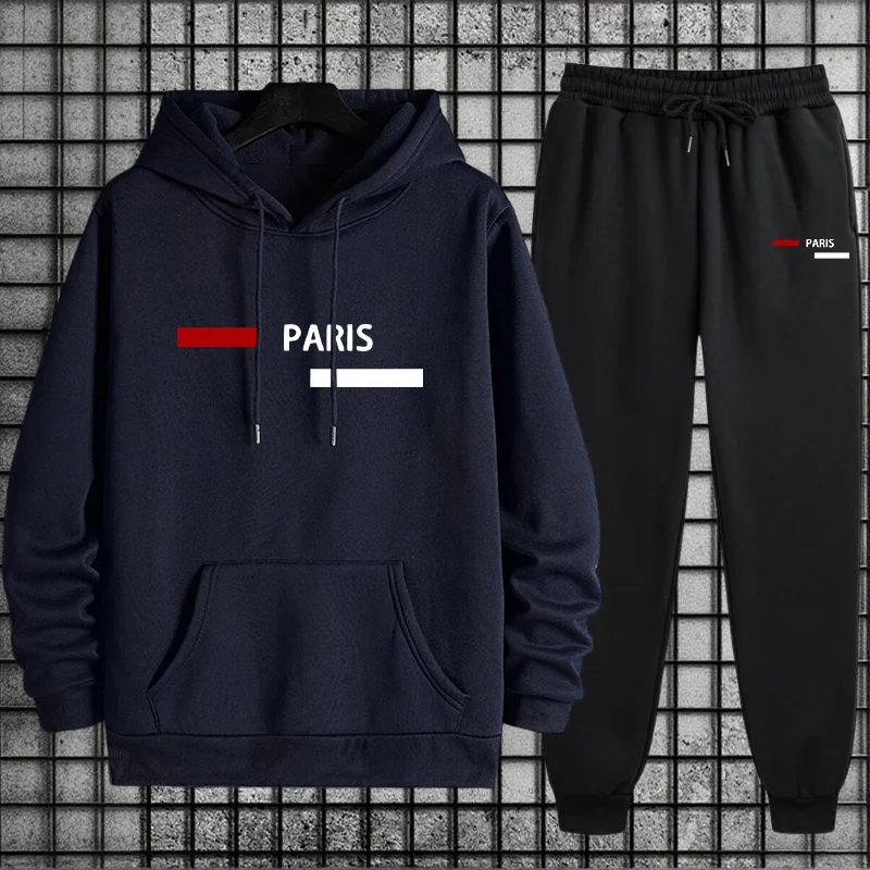 Men's Tracksuit Casual Hooded  - Winter Clothing Stores ulasan dan harga