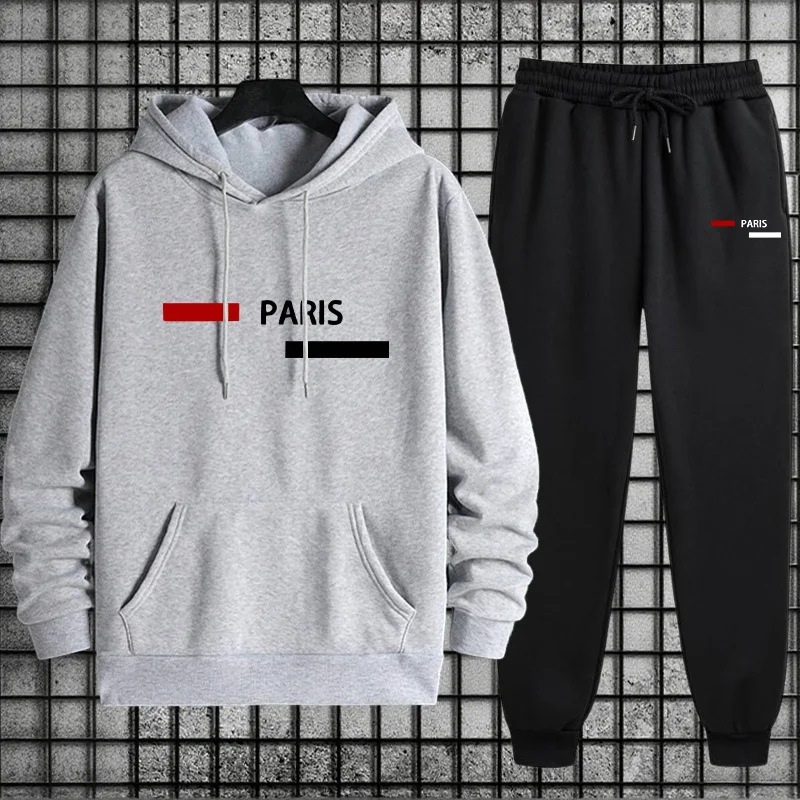 Men's Tracksuit Casual Hooded  - Winter Clothing Stores ulasan dan harga