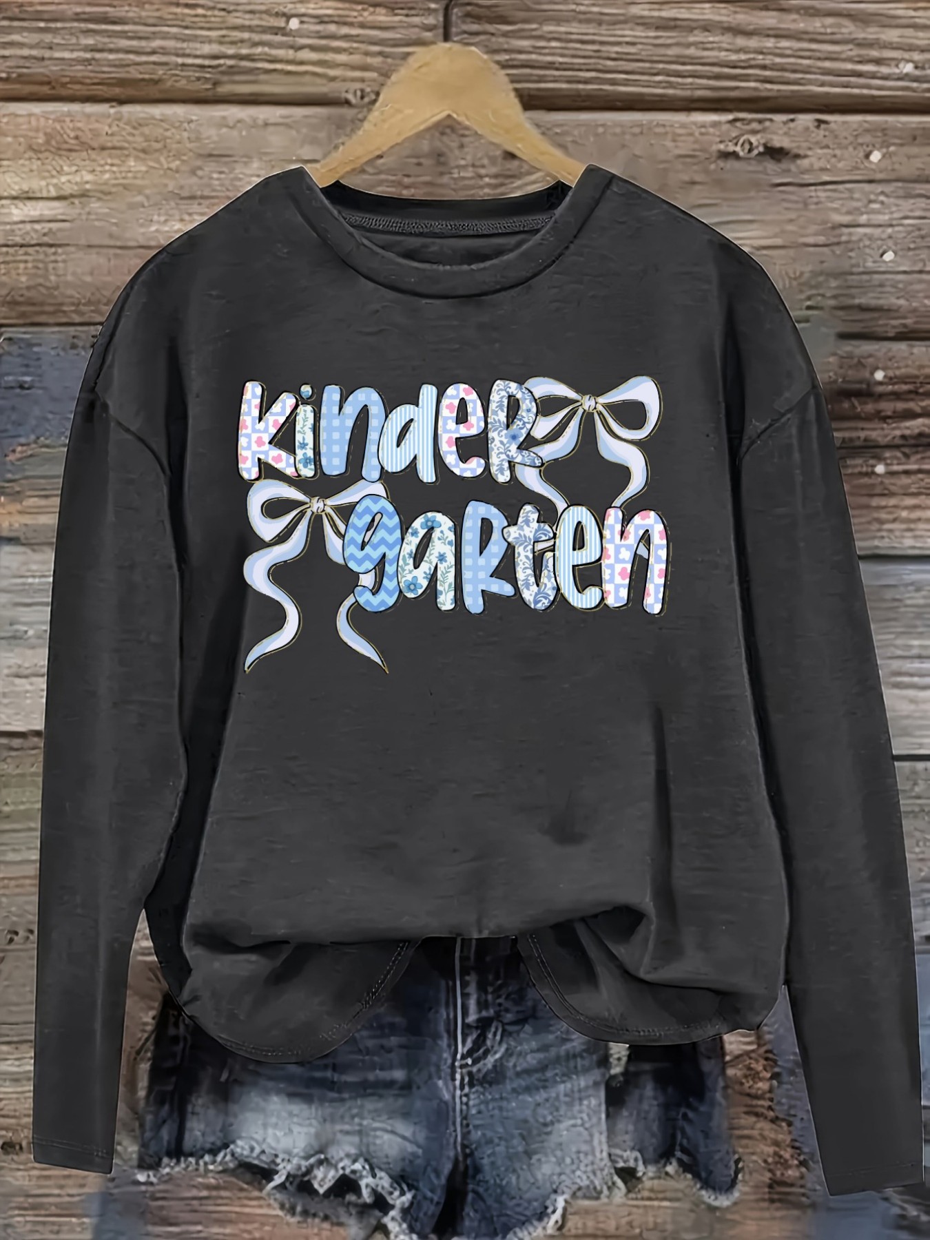 Women's Casual Long Sleeve Cre - Winter Clothing ulasan dan harga