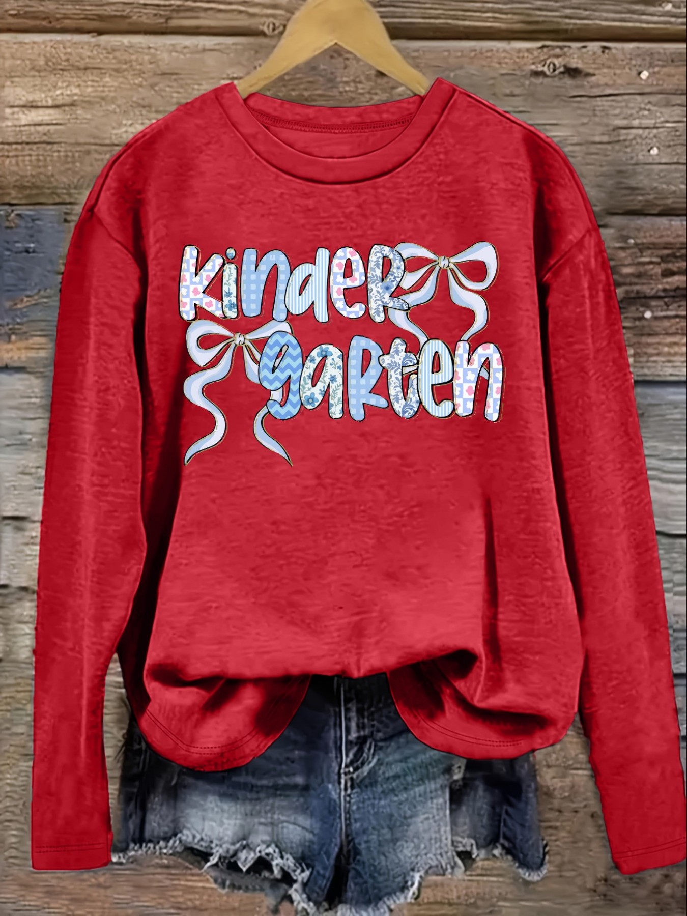 Women's Casual Long Sleeve Cre - Winter Clothing ulasan dan harga