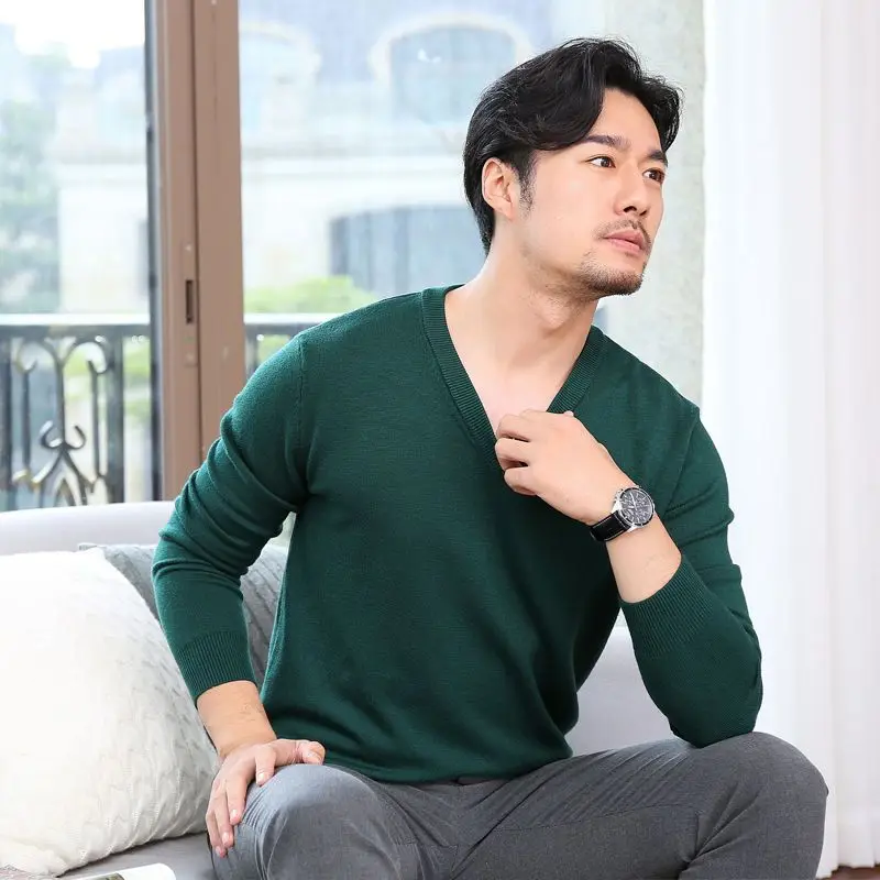 Man Clothes Pullovers Solid Co - Winter Clothing Colors ulasan dan harga
