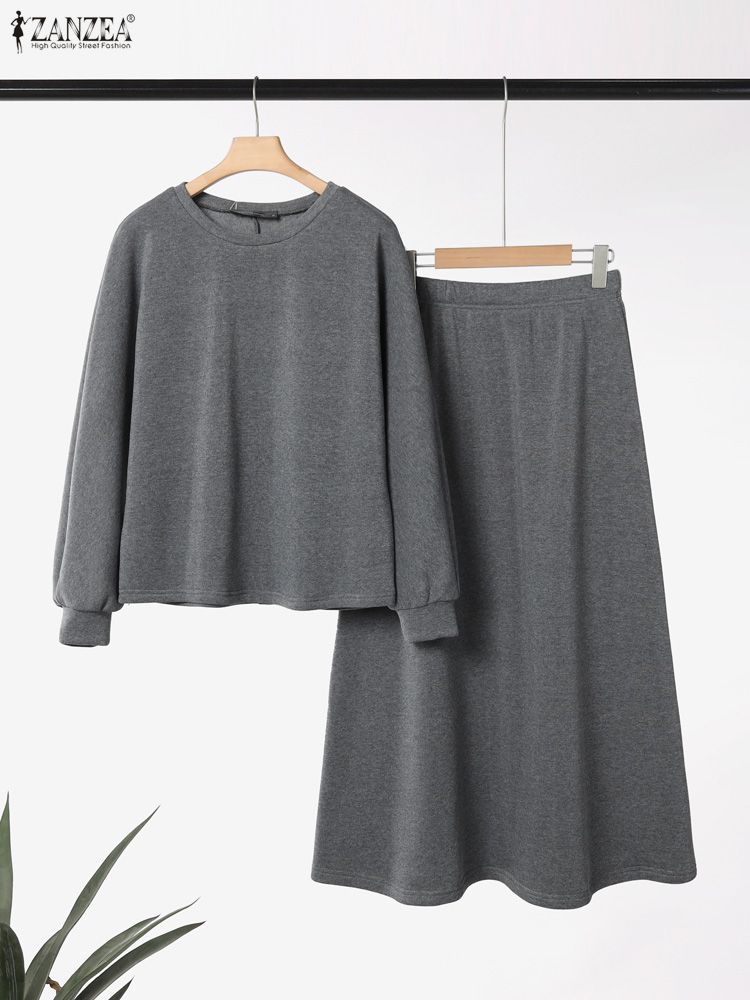 ZANZEA Women Autumn Pullover S - Winter Clothing Korean ulasan dan harga