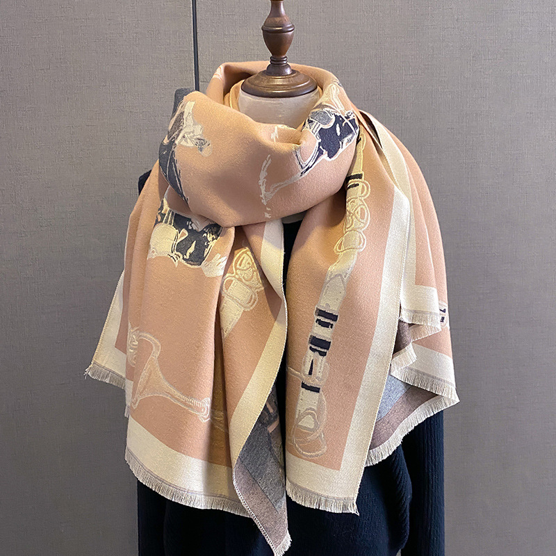 2024 Luxury Warm Pashmina Shaw - Cashmere Scarf Wrap ulasan dan harga